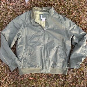 LACOSTE bomber jacket green color in very good condition. Size 58/8